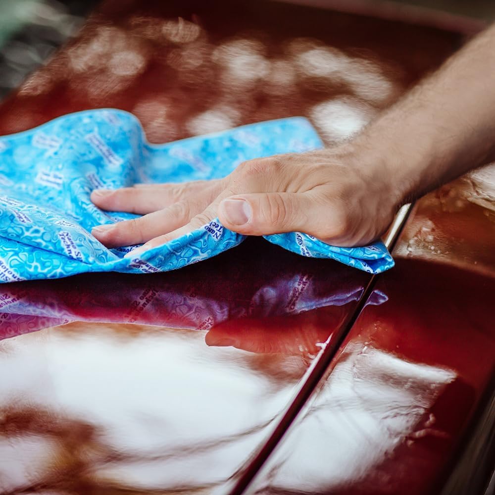 Sunbeam Cloth – Multipurpose Reusable Cleaning Cloth for Glass, Furniture, Floors, and More (Blue, Large)