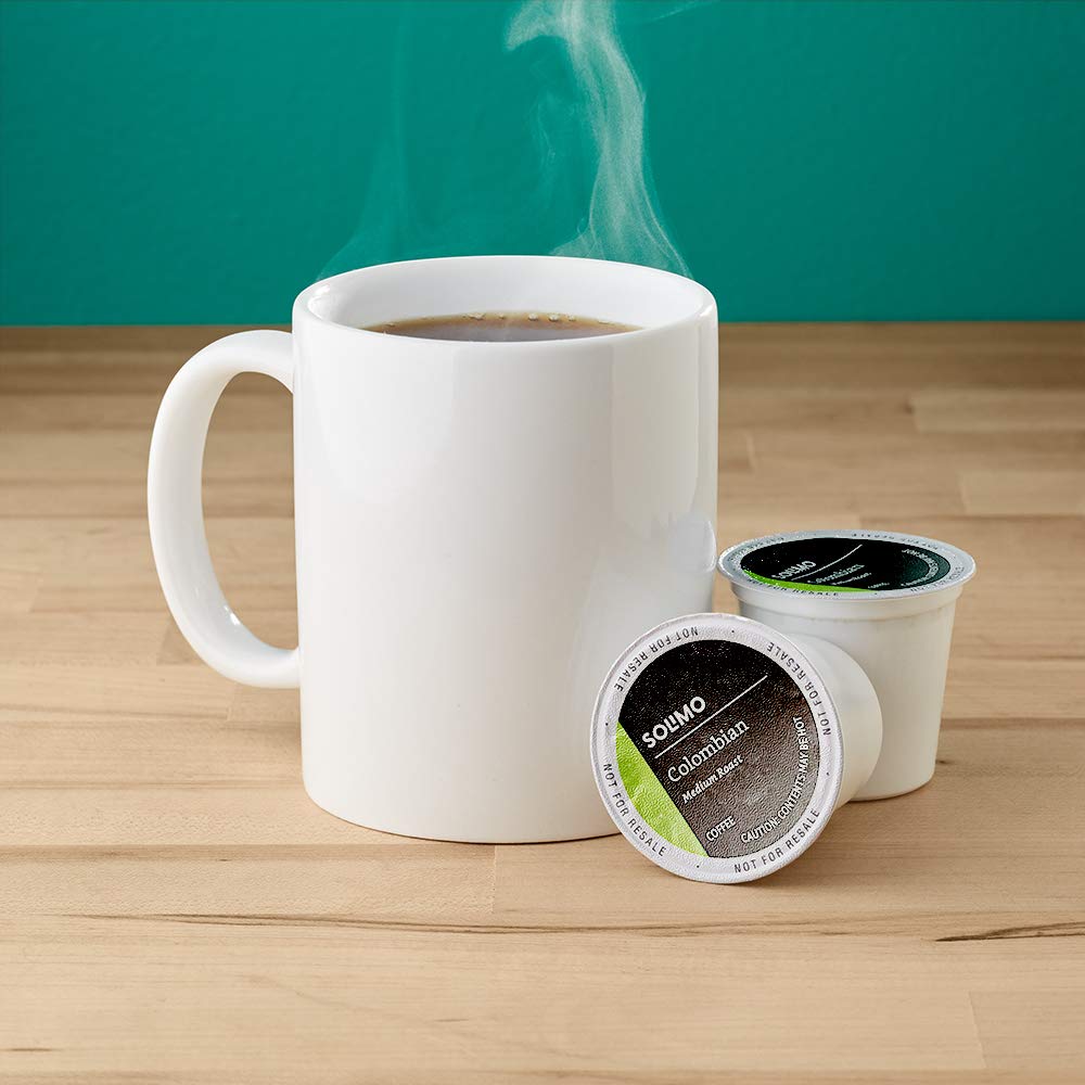 Amazon Brand - Solimo Medium Roast Coffee Pods, Colombian, Compatible with Keurig 2.0 K-Cup Brewers, 24 Count (Pack of 2)