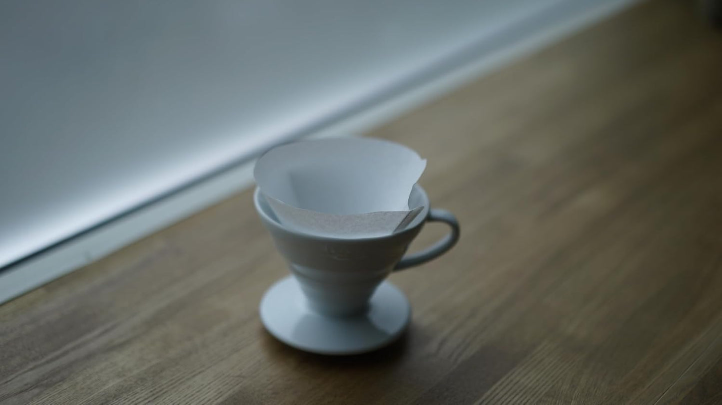 Hario V60 Paper Coffee Filter, Size 03, White, 100ct