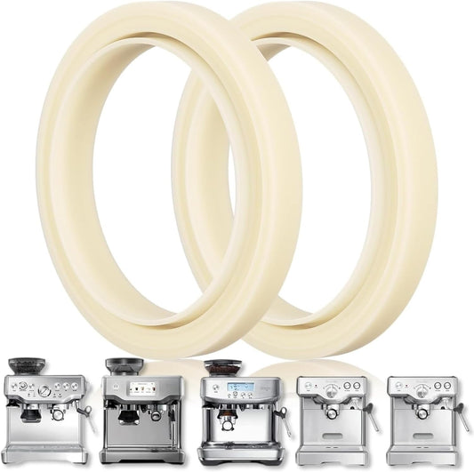 54MM Silicone Steam Ring 2PCS，Brevilles Gasket Replacement for Breville Espresso Machine Parts Breville Espresso Machine Accessories 878/870/860/840/810/500/450 and Sage 500/870/875/880/810/878