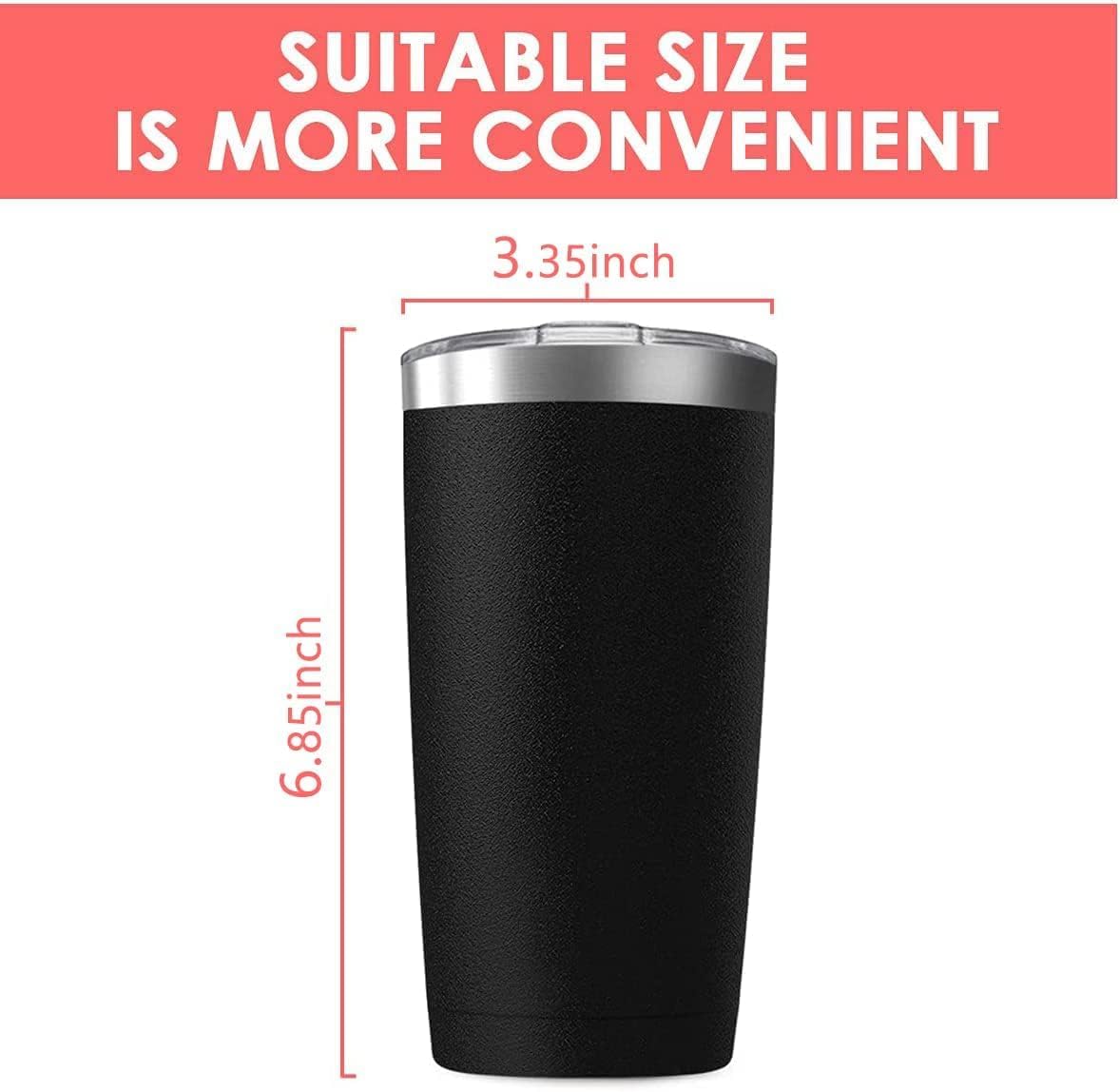 16 Pack 20oz Tumbler Vacuum Insulated Travel Mug with Lids, Stainless Steel Double Wall Bulk Cup for Home, Office, Outdoor Suitable for Vehicle Cup Holders (Navy)