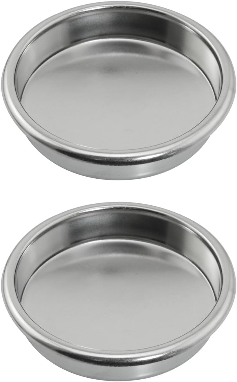 Maxmoral Backwash Tray 58x15mm Stainless Steel Backwash Blind Basket Coffee Machine Powder Bowl Stainless Steel Back Flush Filter Basket For Espresso Machine Cleaning Tray