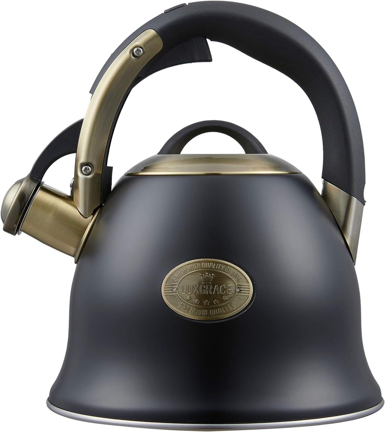 Tea Kettle -2.2 Quart Tea Kettles Stovetop Whistling Teapot Stainless Steel Tea Pots for Stove Top Whistle Tea Pot