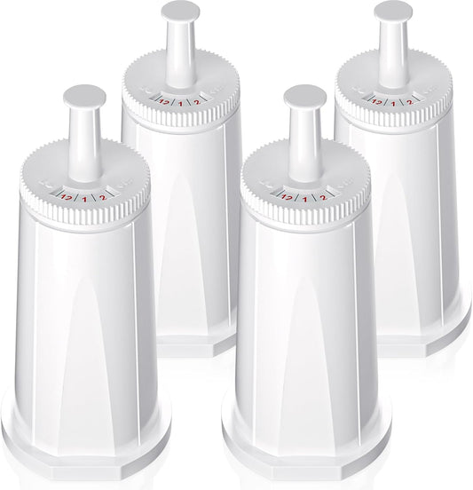 Replacement Water Filter for Breville Espresso Machine Barista Touch Bes880, Barista Pro BES878, Oracle Touch BES990, Oracle BES980, Dual Boiler BES920 Bambino ClaroSwiss Sage, Pack of 4