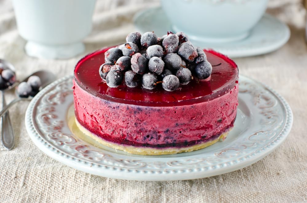 A Blend Above Blueberry Blue No Bake Dessert Mix - All Natural, Gluten Free, No MSG - Instant Dessert Mix, Fruit Dip, Bagel Topping, Frosting, Cheesecake Filling - Easy to Make - 4.2 Oz (Pack of 3)