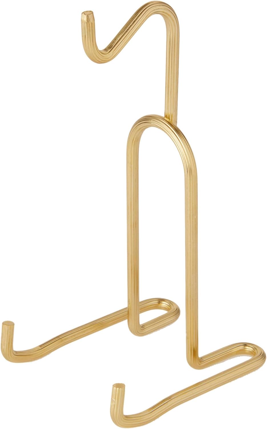 Bard's Demi-tasse Gold-toned Cup and Saucer Stand, 5.5" H x 2.75" W x 3.25" D (For 2-3 Fluid Ounce Espresso Cups)