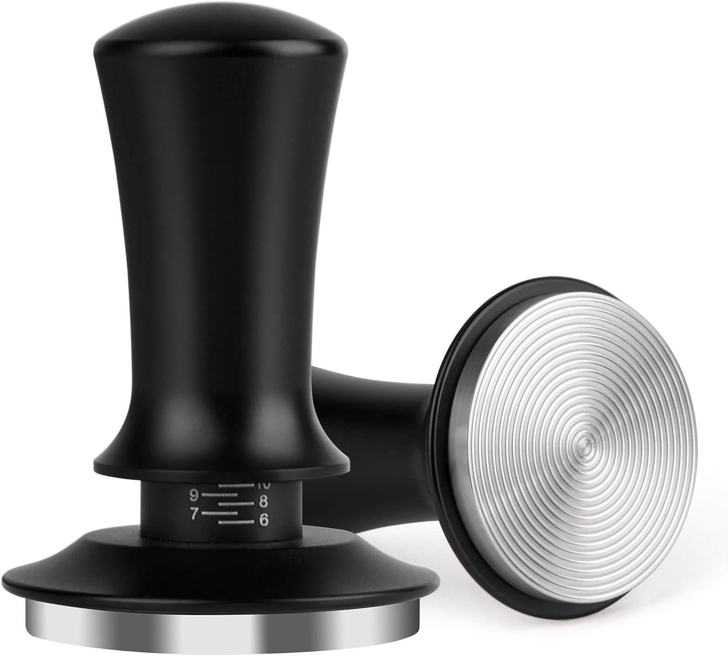 58mm Espresso Tamper, Coffee Tamper for Espresso Machine, Espresso Tamp with Spring Loaded Tamper, Depth-adjustable Espresso Hand Tampers 58mm