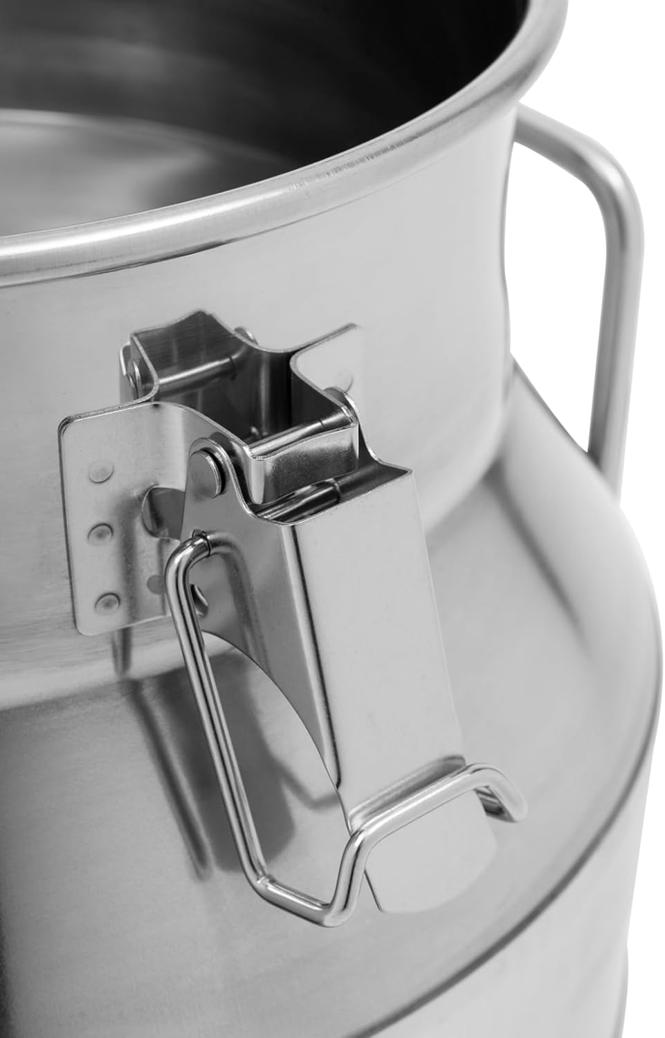 Stainless Steel Milk Bucket With Sealing Lid and Carry Handle,Thickened Stainless Steel Milk Can Large Liquid Container Storage for Coffee, Tea, Water,Oil Storage Transport ((12L/3.2Gal)