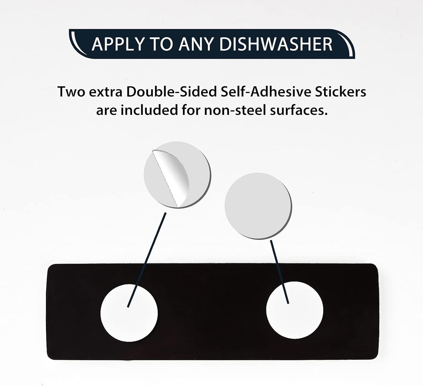 KitchenTour Clean Dirty Magnet for Dishwasher Upgrade Super Strong Magnet - Easy to Read Non-Scratch Magnetic Silver Indicator Sign with Clear, Bold & Colored Text, Pink