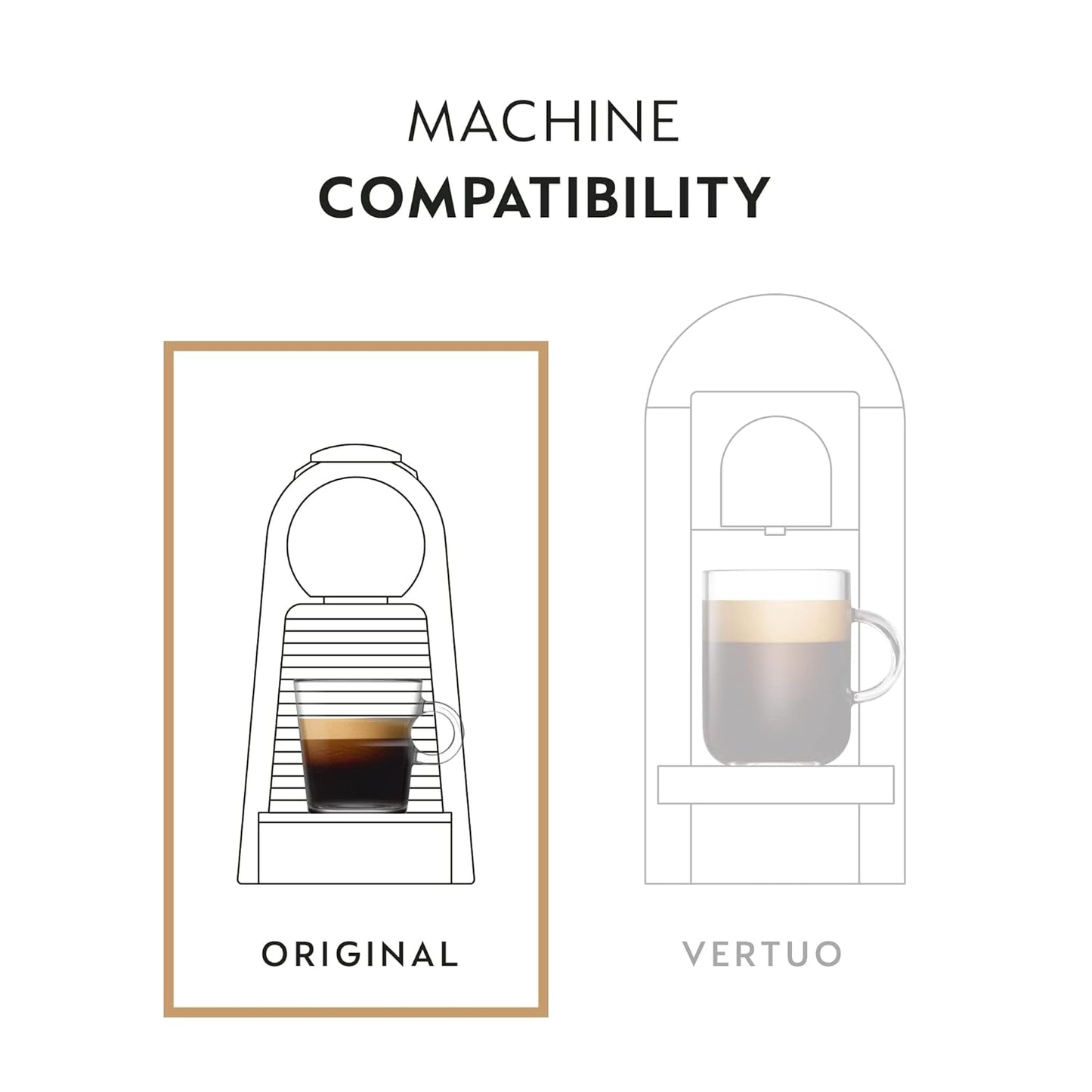 Nespresso Capsules Original Line, Flavored Nocciola Medium Roast, 50 Count Coffee pods