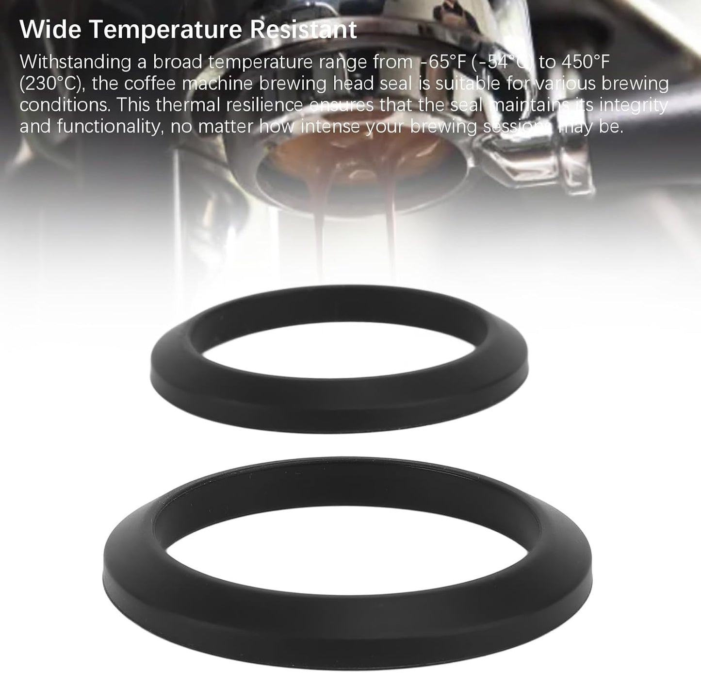 Silicone Brew heads Gasket Seal, 57mm Espresso Machine heads Gasket Group Brew Seal for Nuova SIMONELLI, Professional Replacement Gasket Seal Rings for Espresso Coffee Machine