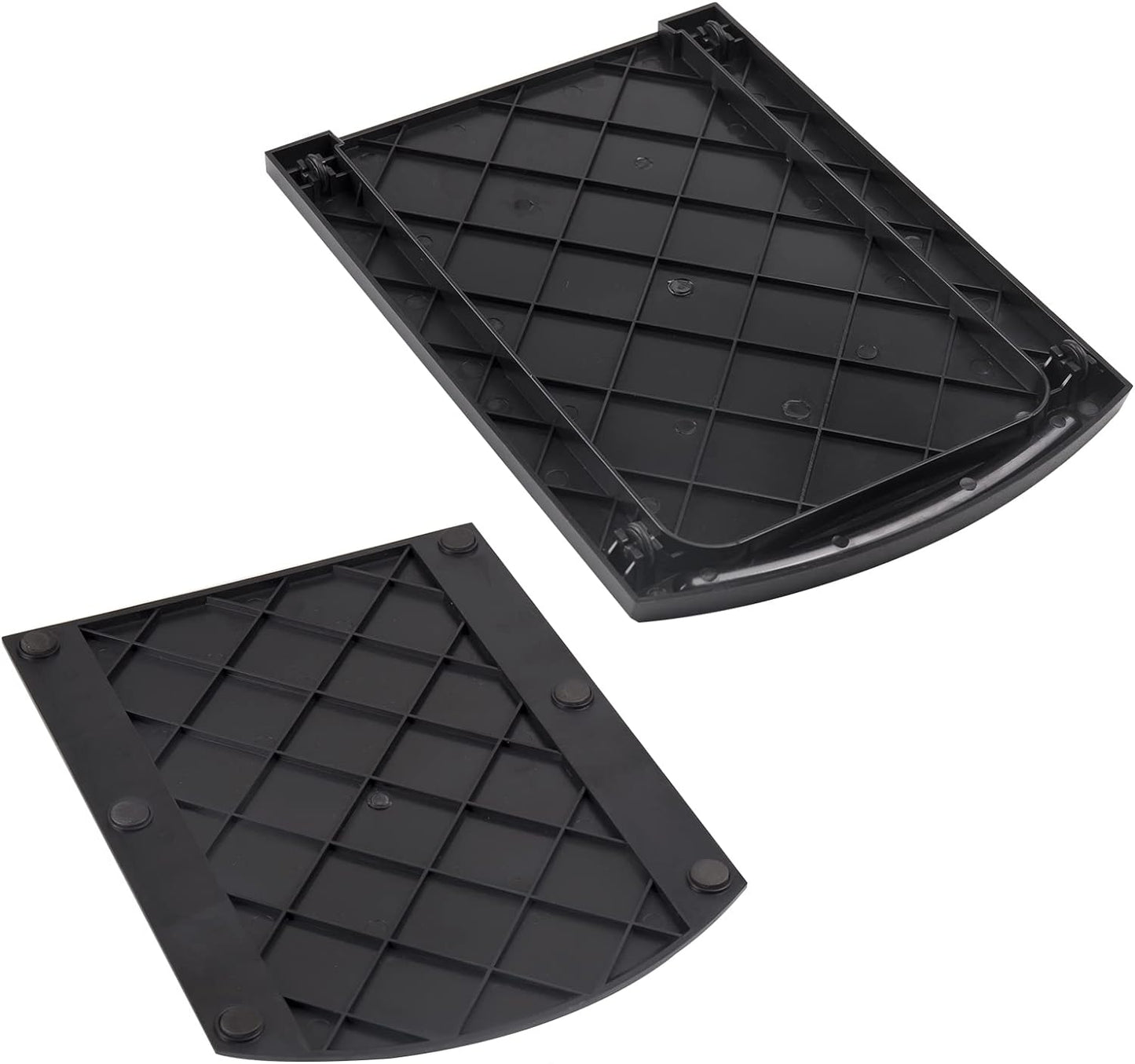 Bruvoalon Kitchen Appliance Sliding Tray, Slider for Coffee Pot, Coffee Maker, Toaster, KitchenAid Mixer, Blenders and Air Fryer, Coutertop with Rolling Wheels (3 Pack)
