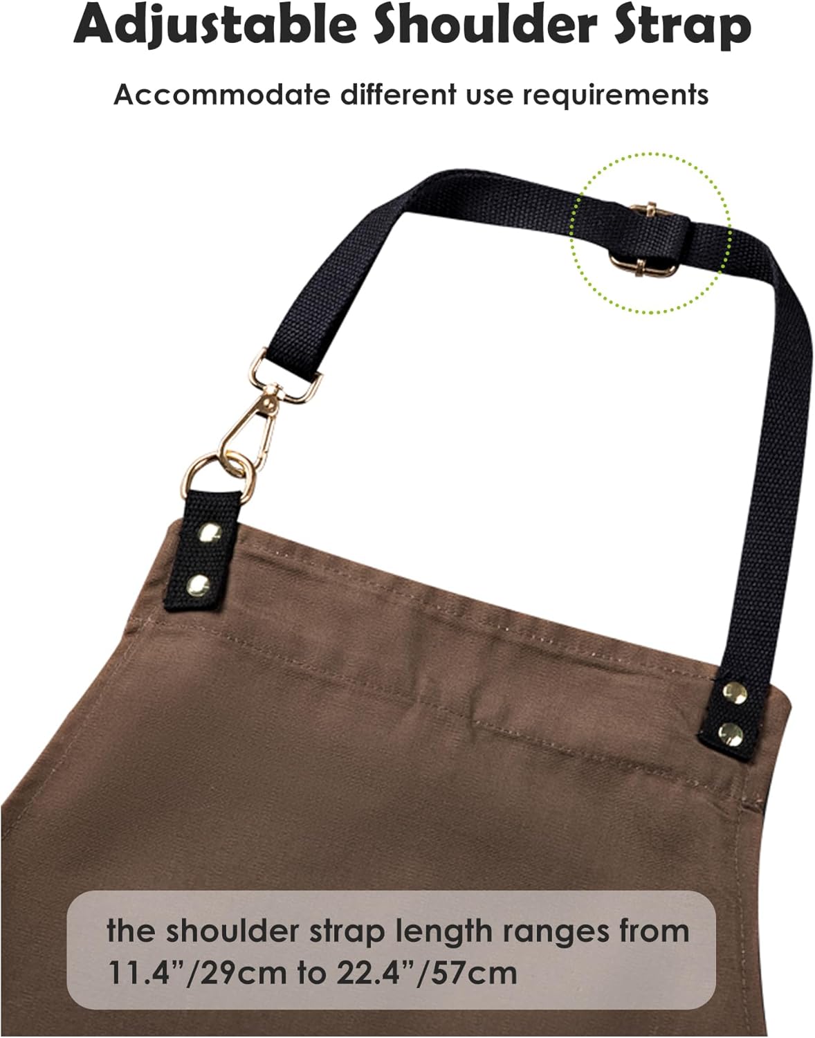 Lisianthus 2 Pack Adjustable Bib Aprons for Women with Pockets, Men's Kitchen Cooking Apron