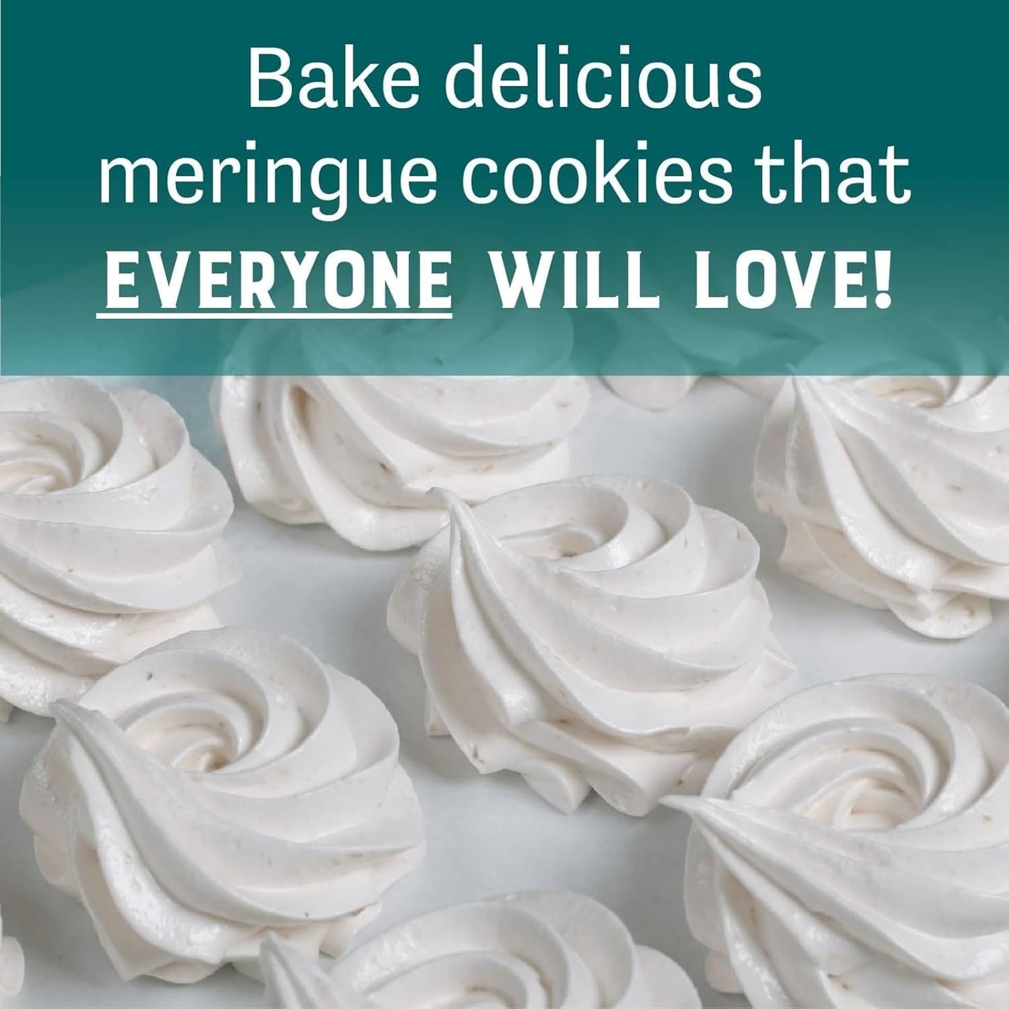 Judee's Gluten Free Complete Meringue Powder Mix - 11.4 Oz for Baking and Decorating - Gluten-Free, Nut-Free, No Preservatives - Make Meringue Cookies, Pies, Frosting, Royal Icing