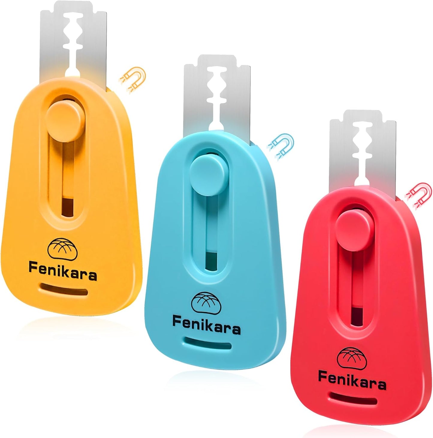 3PCS Premium Magnetic Bread Lame & Versatile Bread Scoring Tool - Professional Sourdough Scoring Tool and Lame Bread Tool with Razor Blade and Scoring Patterns Booklet