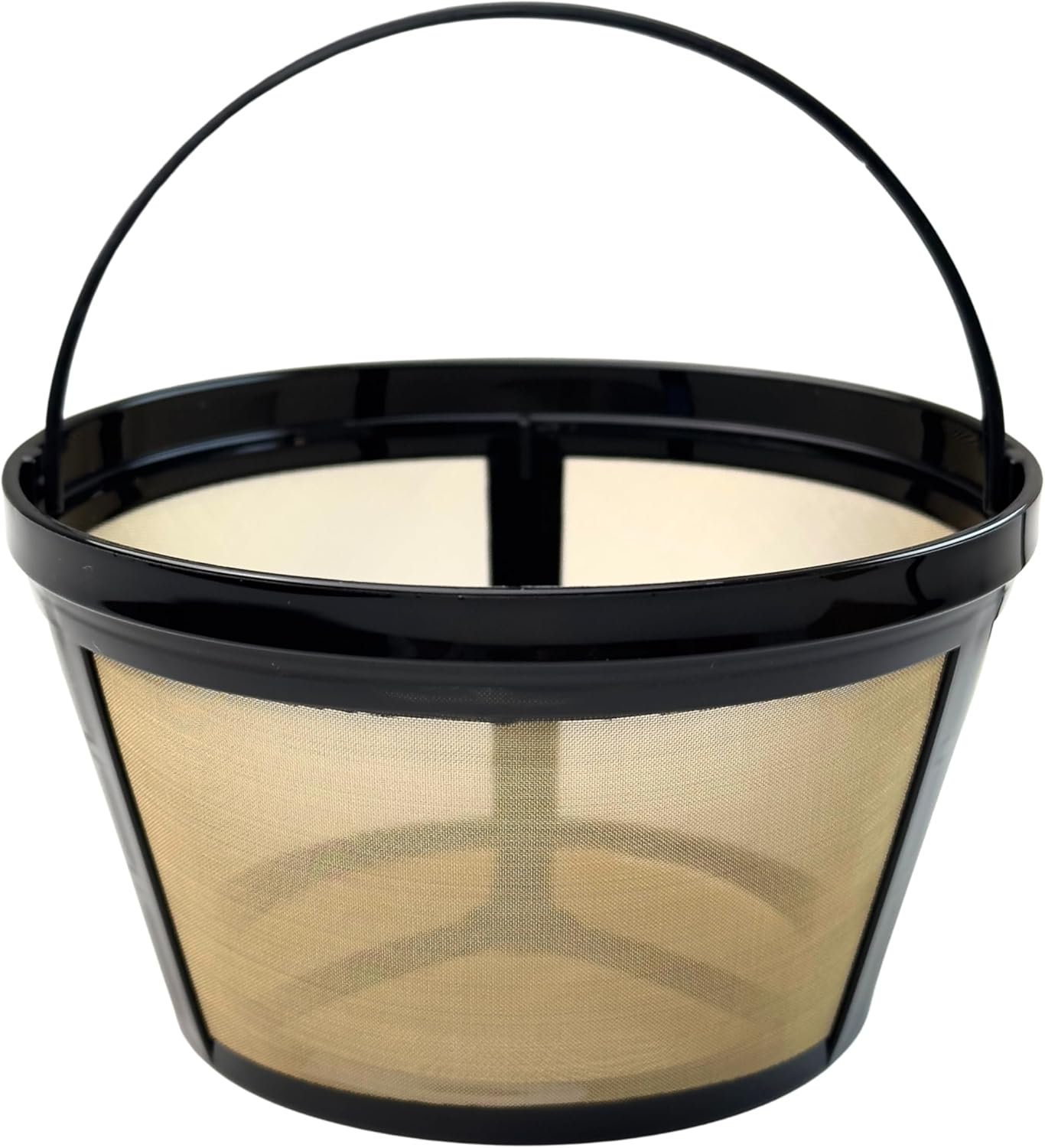 Reusable Coffee Filter Compatible with Mr. Coffee, Black+Decker, Cuisinart, Hamilton Beach and other standard 8-12 cup drip coffee makers, Eco-Friendly BPA Free Replacement for Paper Filters (1 Pack)