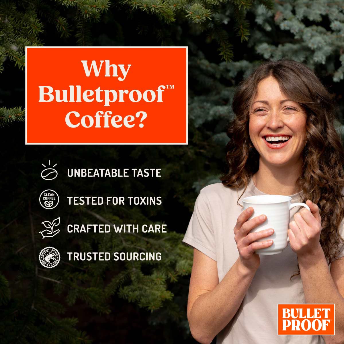 Bulletproof Original Medium Roast Ground Decaf Coffee, 12 Ounces, 100% Arabica Coffee, Clean Coffee Tested for Toxins, Packaging May Vary