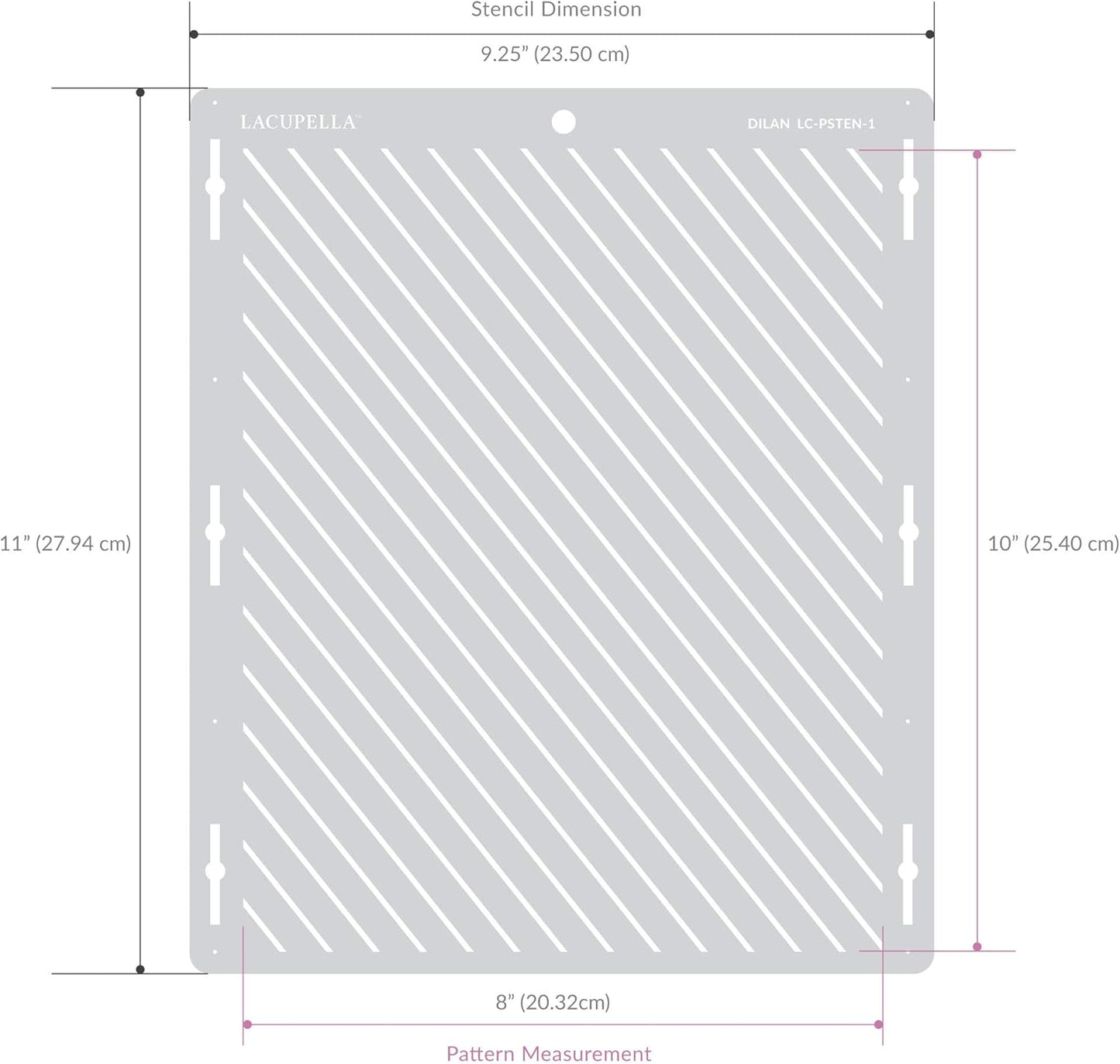 Large and Tall Cake Decorating Stencil (VIOUR)