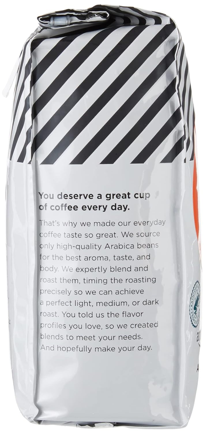 Amazon Fresh Colombia Whole Bean Coffee, Medium Roast, 12 Ounce (Pack of 3)