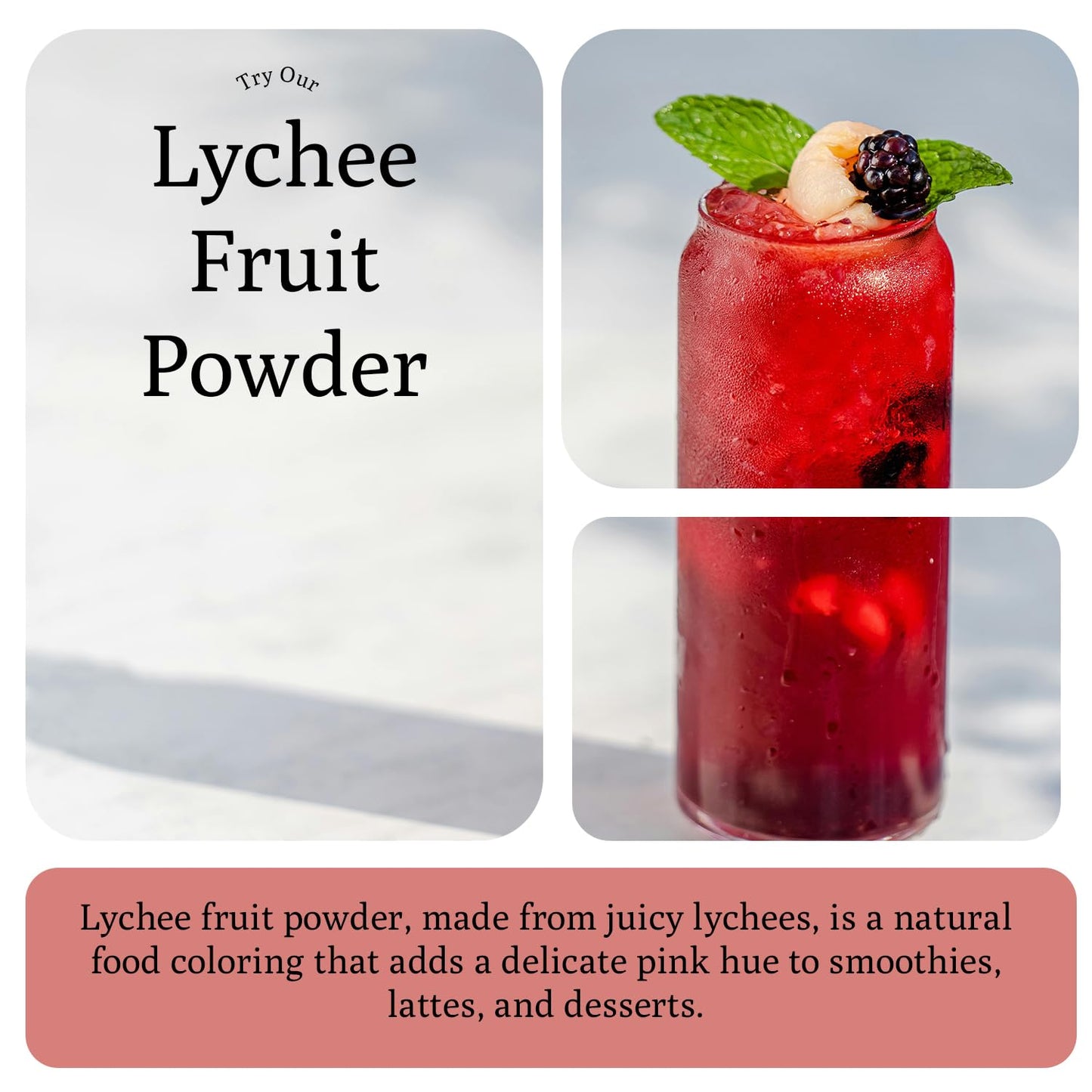 Ancient Roots Lychee Fruit Powder - All-Natural Fruit Powder, Filled with Antioxidants, 75 Servings (10.5 ounces)