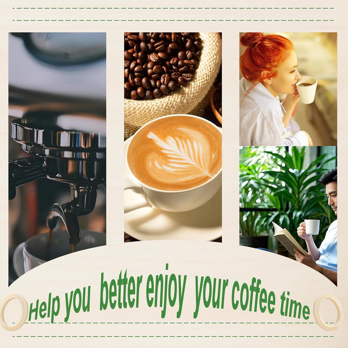 Silicone Steam Ring for Breville Espresso Machine 54mm Gasket Replacement for Breville810 /840/860 /870/878 /450/500/Sage 500/810/870/875/880/878.2 Pack.