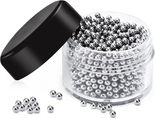 1000 PCS Decanter Cleaning Beads, 304 Stainless Steel Cleaning Balls for Glassware, Reusable Cleaning Beads for Wine Decanters Water Bottle Carafe and Vase