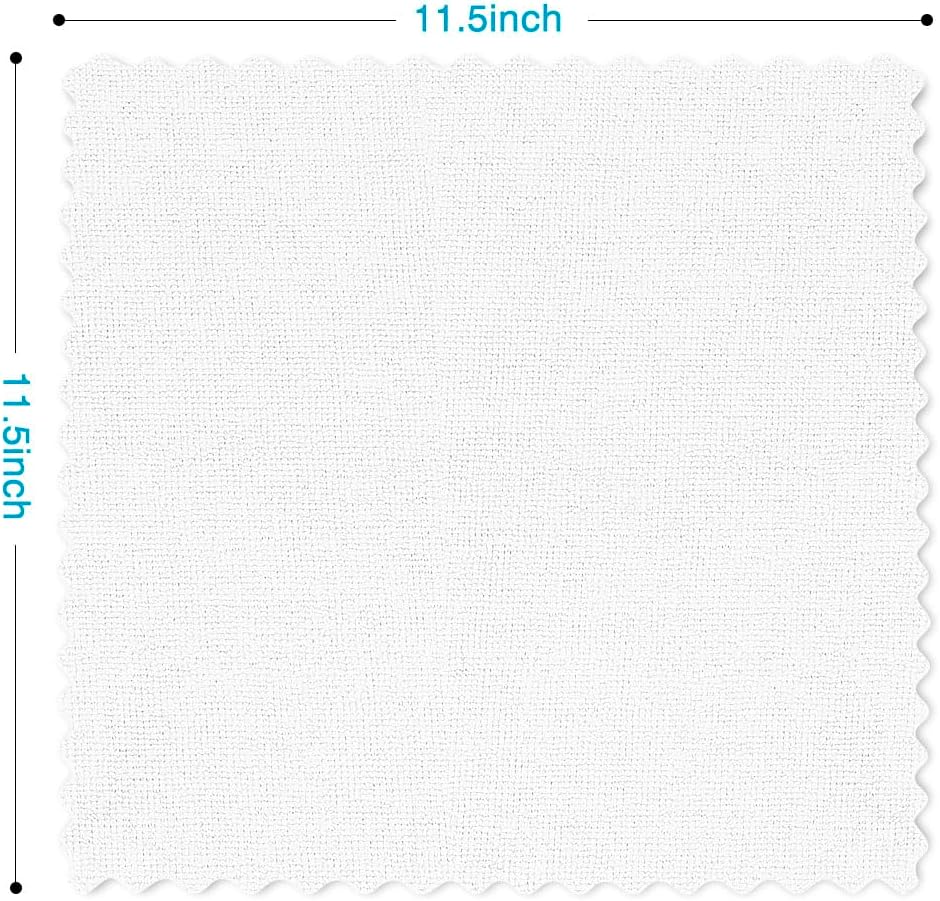 Orighty Cleaning Cloths, Shop Towels 100 Pack, Shop Rags Reusable, Microfiber Cleaning Rags Bulk for Cars, Multi-Purpose Lint Free Towels for Automotive, Mechanic, Kitchen, 11.5’’ x 11.5’’, White