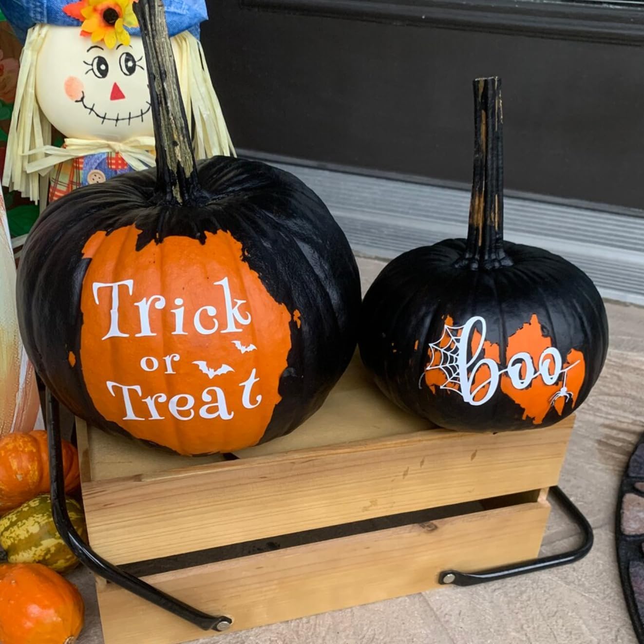 Halloween Stencils Pumpkin Face Stencils Reusable Ghost Bat Witch Spider Stencil for Painting on Wood Fabrics DIY Crafts Ornaments Decor