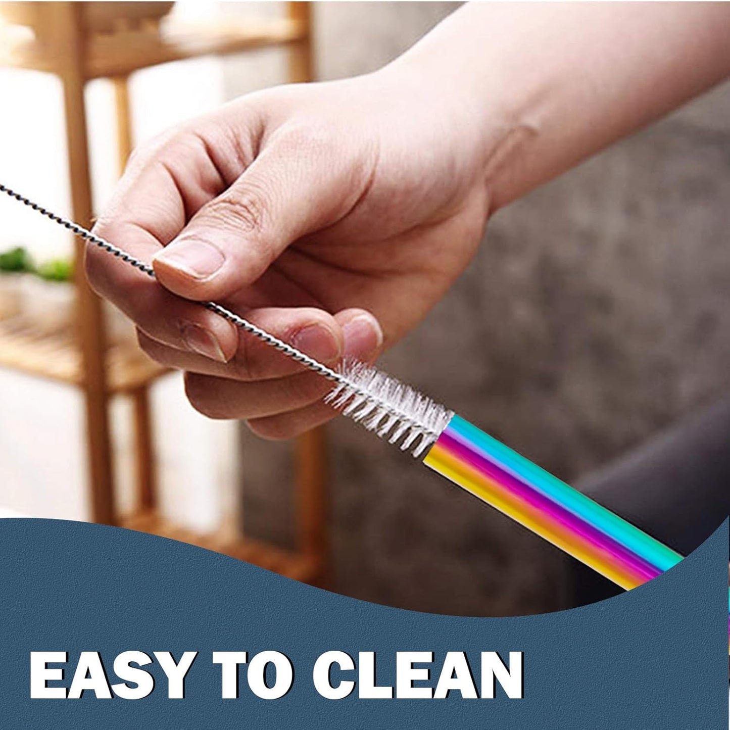 for Stanley Quencher 40oz Tumbler 6x Metal Stainless Steel Straws, 12inch Replacement Extra Long/Tall Straws for Stanley Cup 40oz Drinking Reusable Accessories (3x Straight & 3x Bent, Colorful)