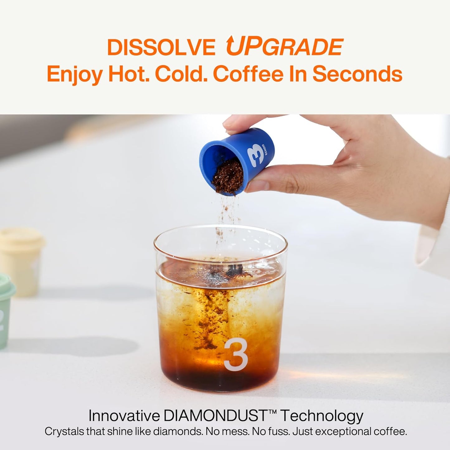 SATURNBIRD Coffee Instant Cold Brew - Light, Medium, Dark Roast Variety Pack, 6 Roast Levels (NO.1-6), 100% Arabica with DIAMONDUST Technology, 24 Single Serves Perfect for Iced Coffee