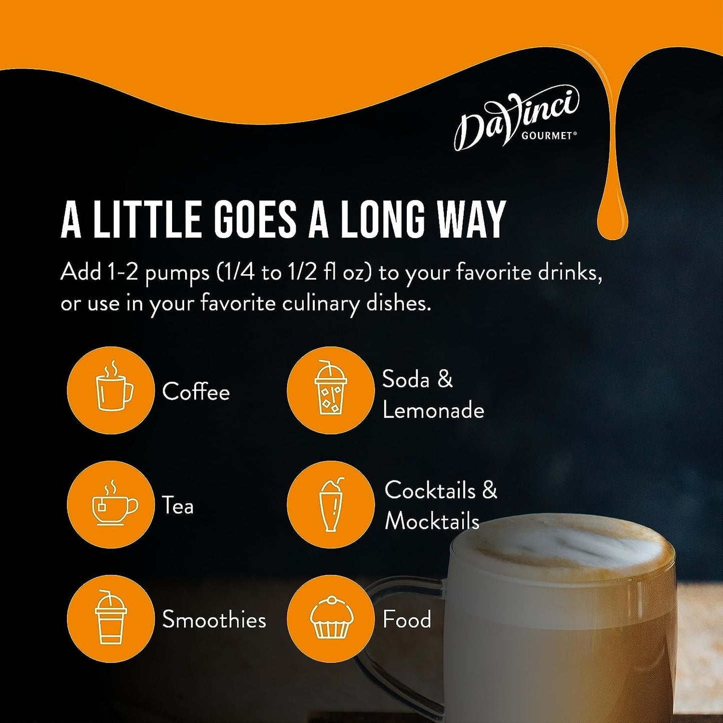 DaVinci Gourmet Classic Mango Syrup, 25.4 Fluid Ounces (Pack of 1)