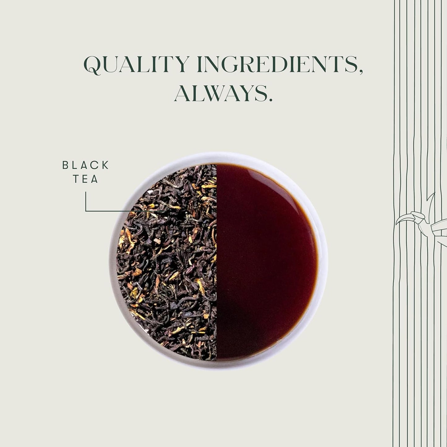 Luxmi Estates Tale of Two Estates Organic English Breakfast Tea (50 Tea Bags) Caffeinated Tea Bags For A Morning Boost and Natural Energy, With Certified Organic Darjeeling & Assam Black Tea