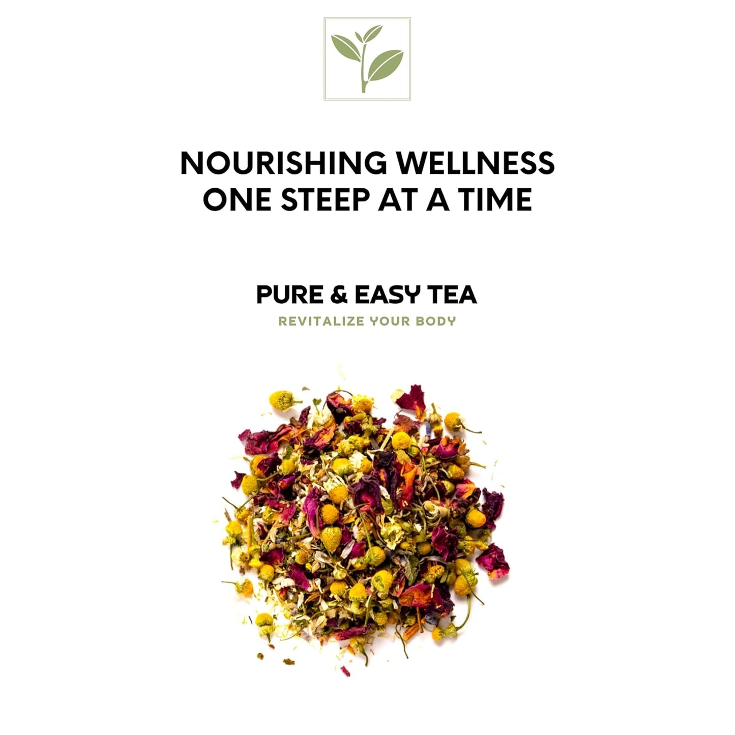 Pure And Easy Tea, Premium Loose Leaf Black Tea with Guava and Strawberry, 100% Natural & Unsweetened, Enjoy Hot or Iced, Makes 30+ Cups, 100g (3.5oz)