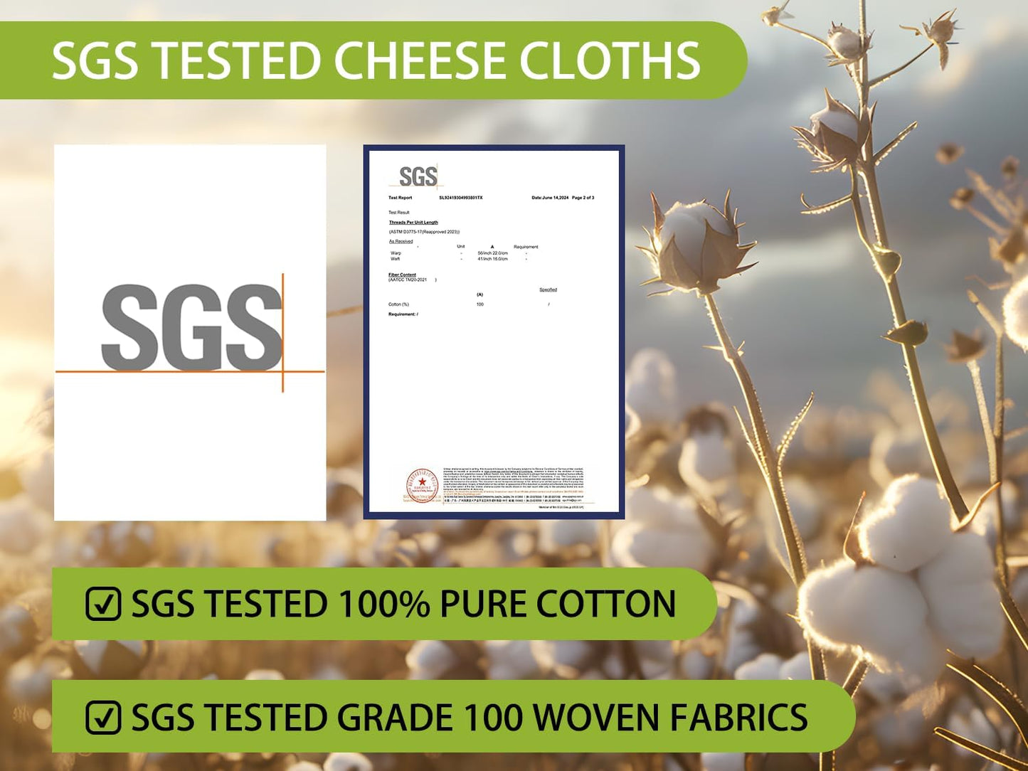 Olicity Cheese Cloths, 4PCS, Double-Layer, 20x20Inch, Reusable Grade 90 Cheese Cloth Bag for Straining, Hemmed Unbleached Cotton Precut Fine Mesh Muslin Cheesecloth for Brew, Jelly, Yogurt