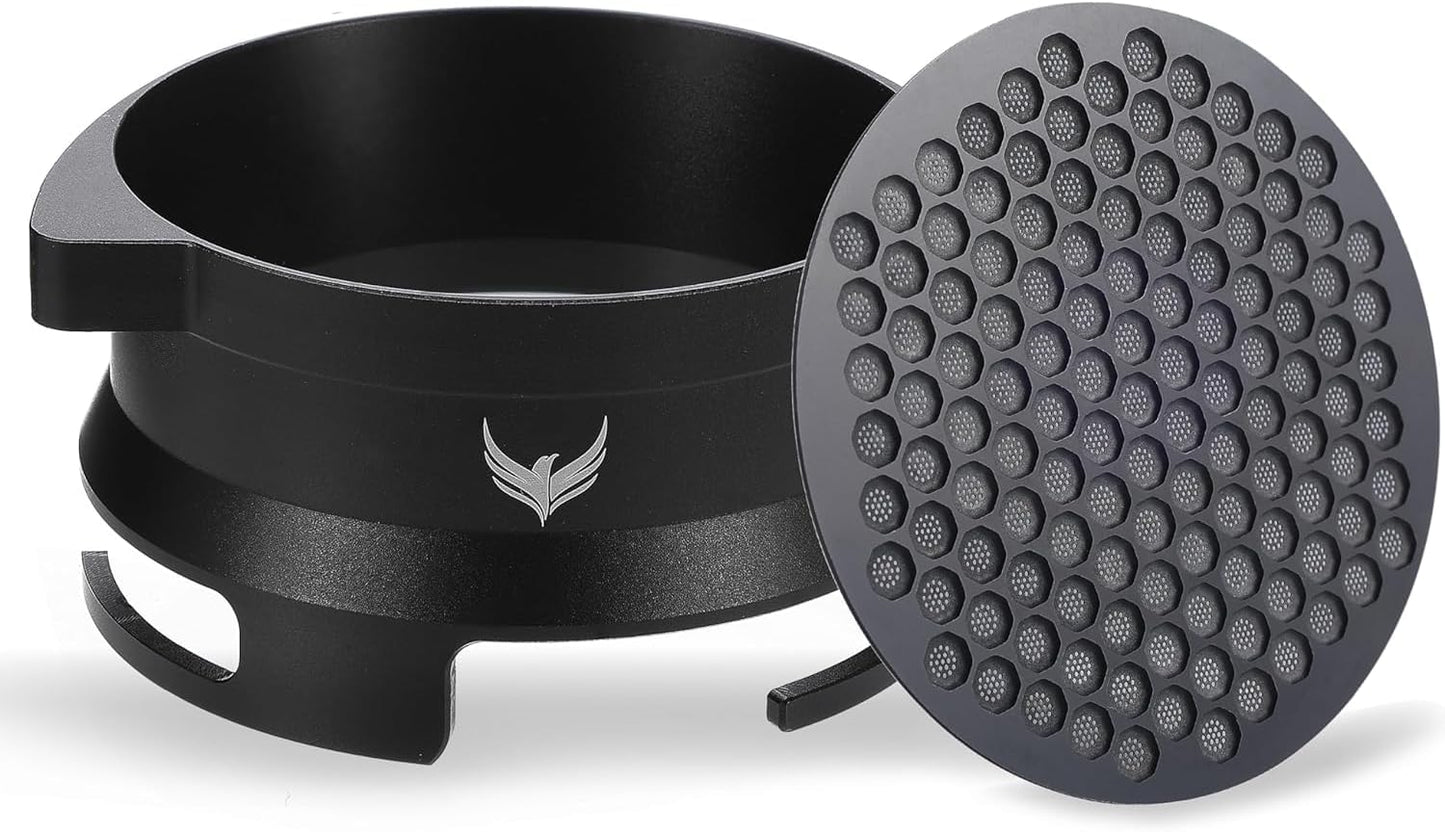 Breville Espresso Machine Accessories Kit 54mm Coffee Tamper Set Includes Distributor, Tamper, WDT Tool, Dosing Funnel, Knock Box, and Puck Screen