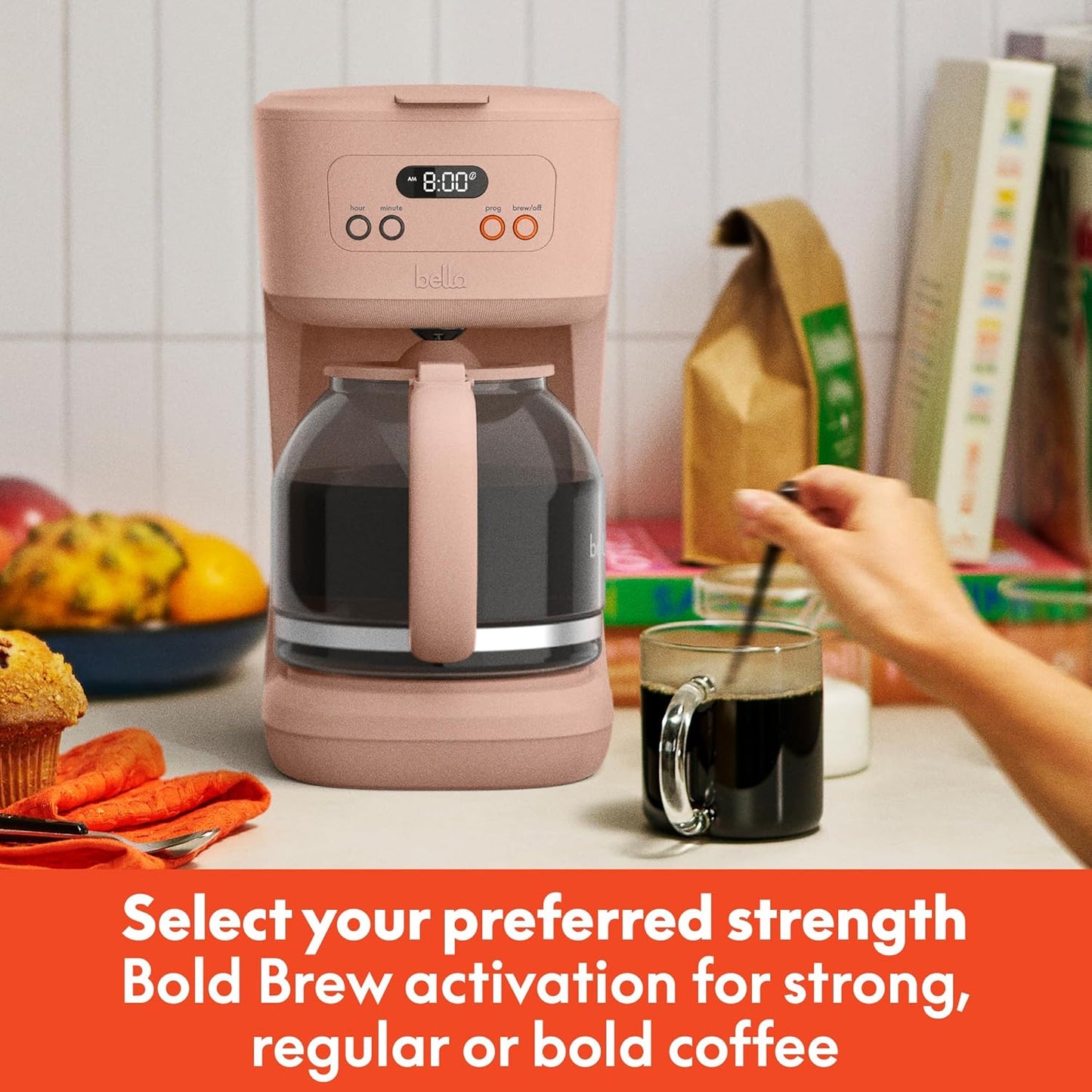 bella 12 cup Programmable Coffee Maker