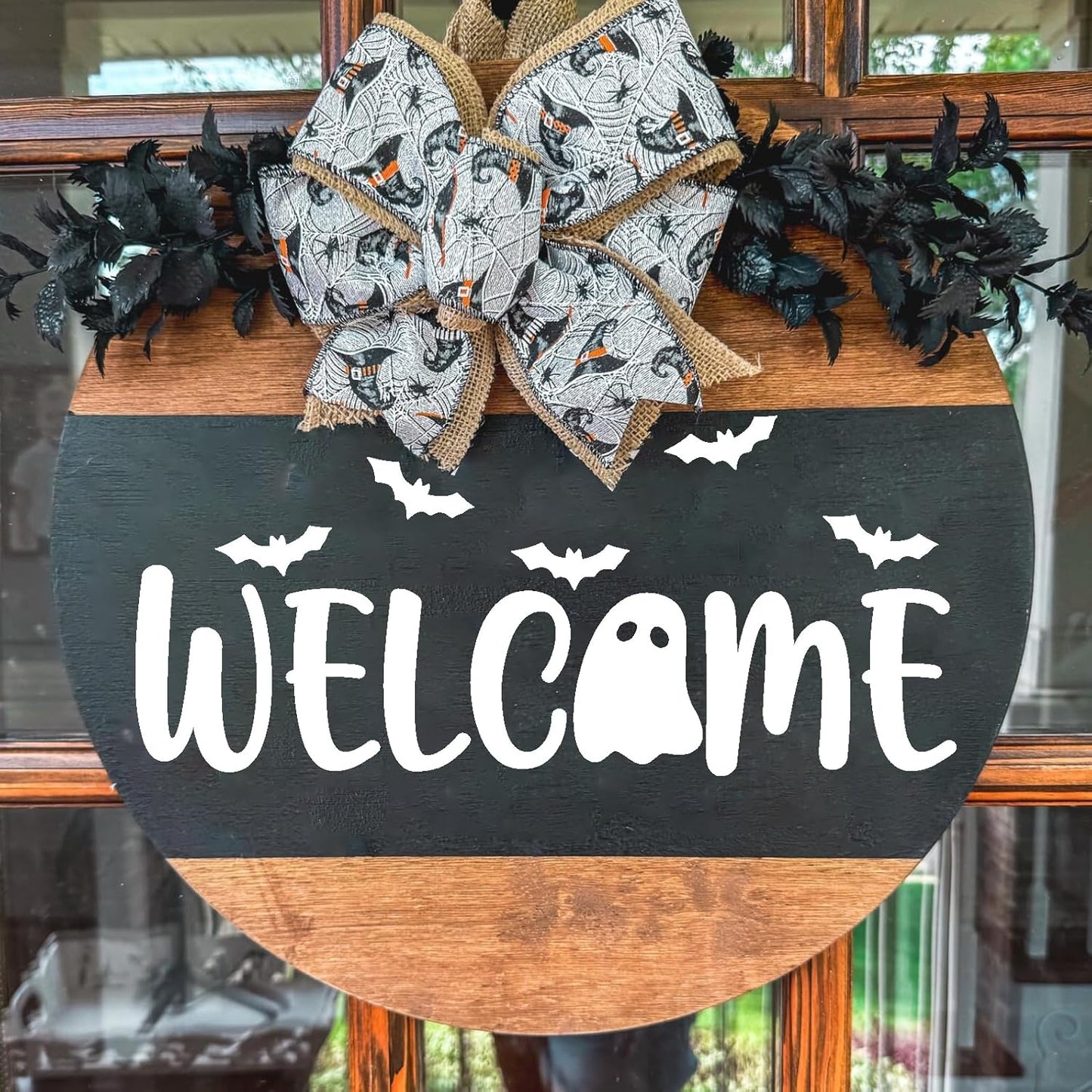 Halloween Stencils for Painting on Wood 12” Halloween Stencil Hey Boo Trick or Treat Hocus Pocus Templates for Door Hanger Porch Sign Shirt Painting