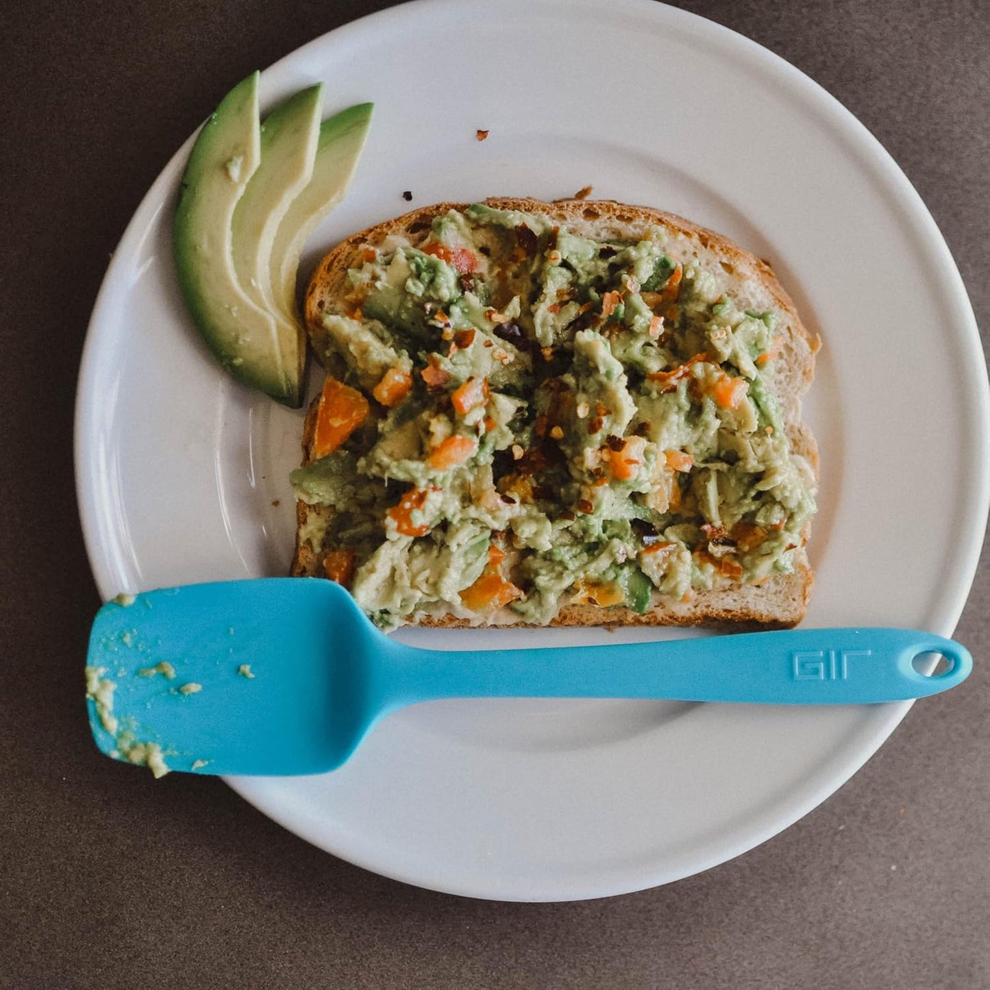 GIR: Get It Right Mini Silicone Spoonula Spatula - 8.3 In L x 1.8 In W, Black - Nonstick & Heat Resistant Kitchen Spatula - Seamless Single-Piece Design - Baking & Cooking Utensil