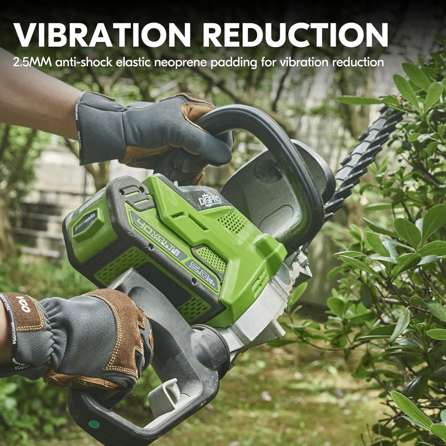 Vgo... 1-Pair Gardening Gloves Men, Safety Work Gloves, Puncture-proof, Thornproof, Touchscreen (SL7475)