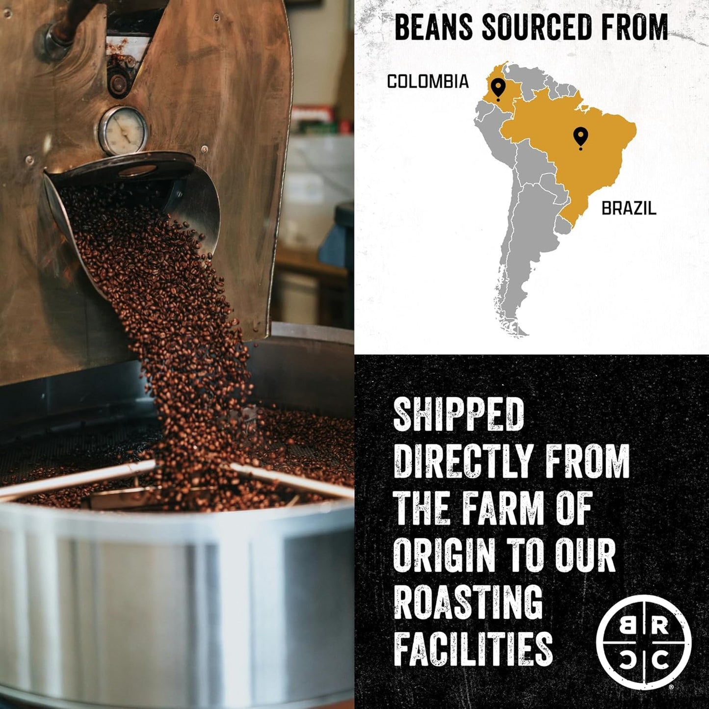 Black Rifle Coffee Company Ground Coffee Medium Roast - Roasted Blend Made from Pure Arabica Beans - Colombian & Brazilian Beans - Veteran Founded & American Made (Fit Fuel, 12oz Bag)