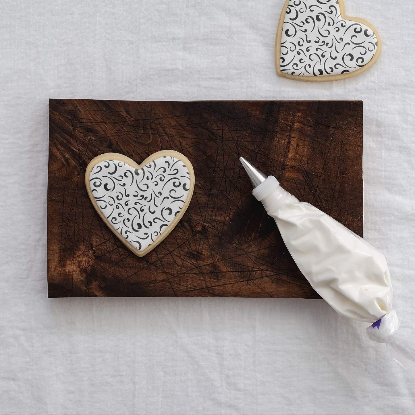 Fancy Pattern Cookie Stencil - Sugar Cookie Stencil, Cookie Decorating, Cooking Stencil, Airbrush Stencil, Airbrush Pattern