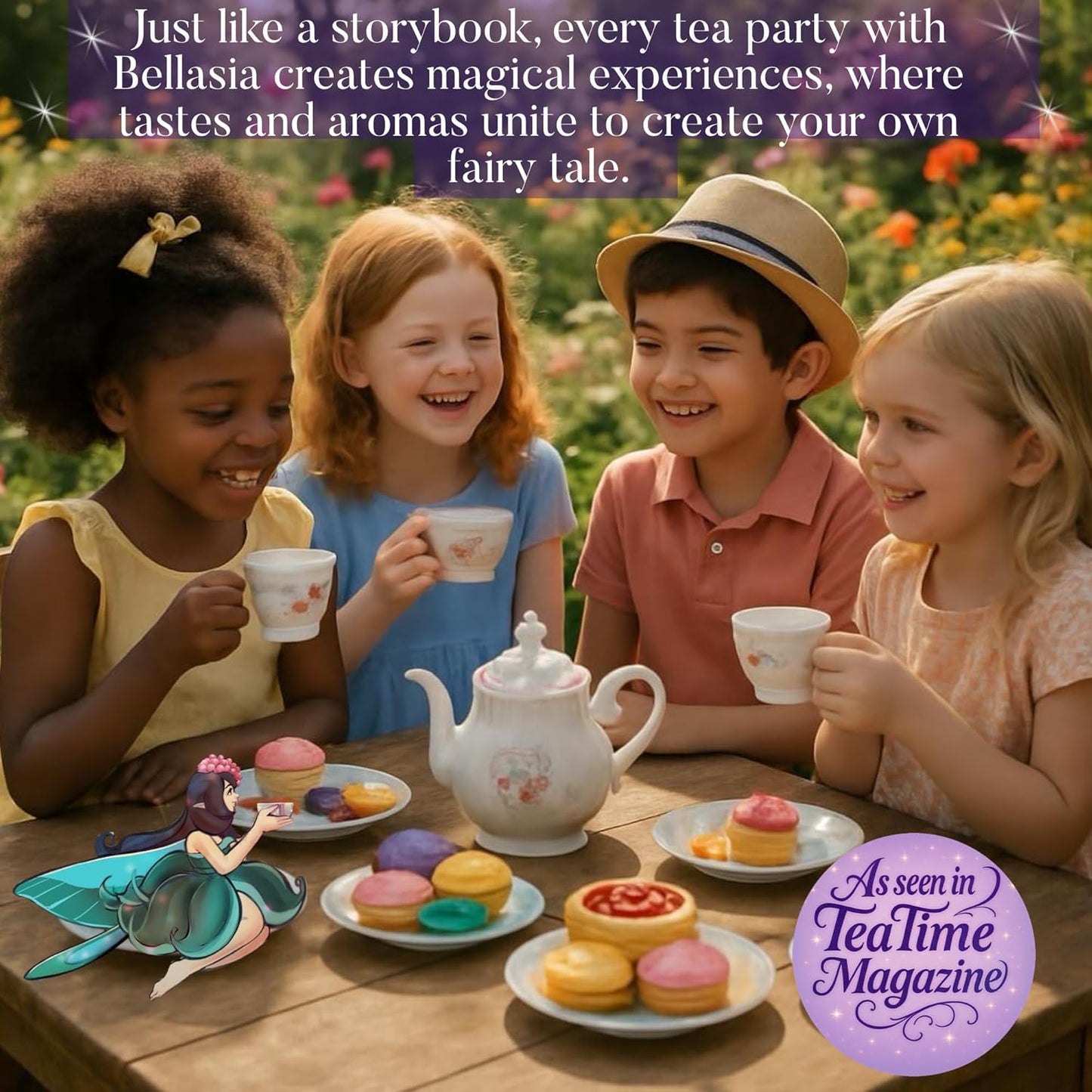 Bellasia Tea Dragon Fruit for Kids Using Real Fruit Pieces - Caffeine Free Herbal Tea Blend with Real Ingredients & Balanced Flavor- Add Loose Leaf Tea to Your Child’s Routine for A Fun & Tasty Drink. 20-25 Cups