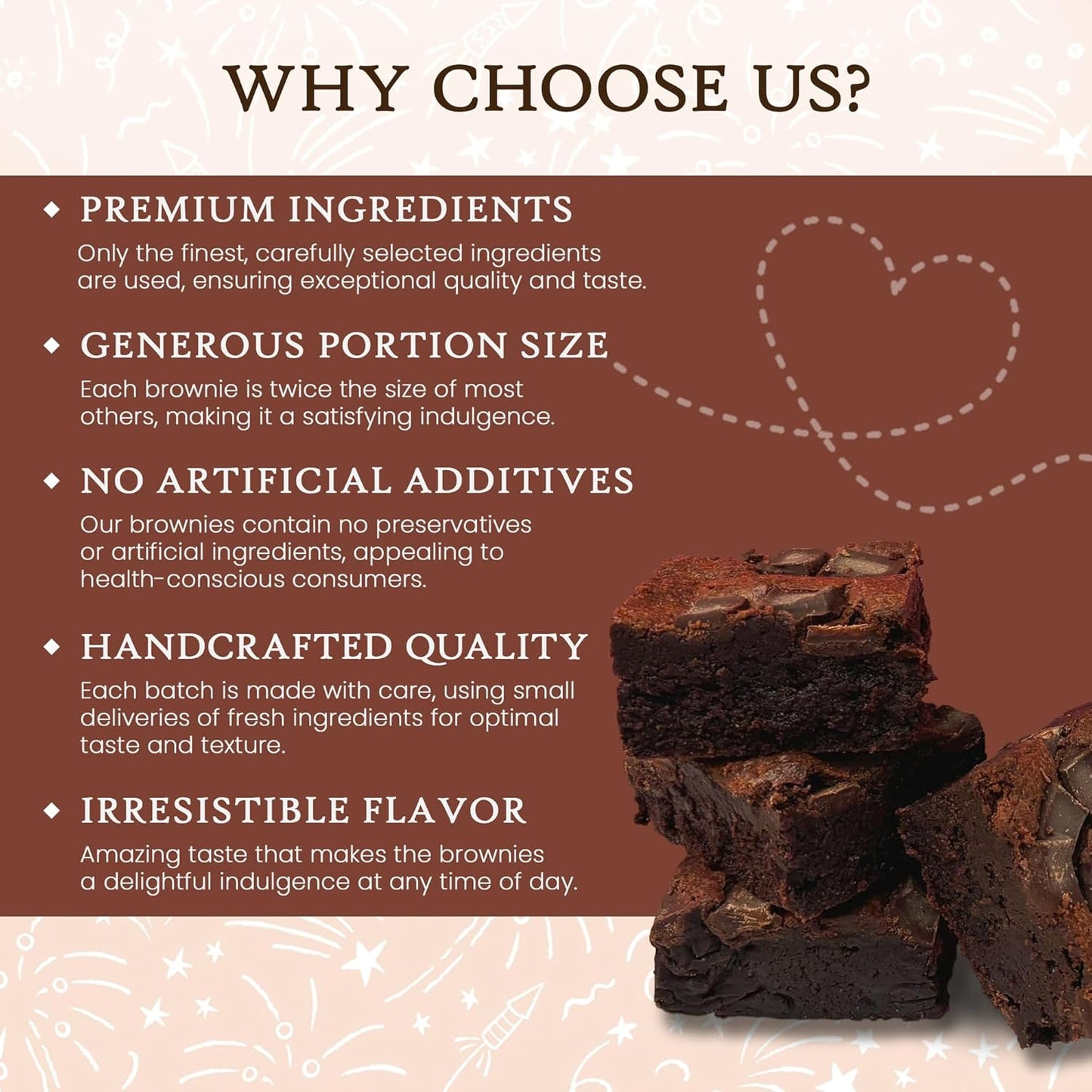 Ruth’s Gourmet Brookie (Brownie + Cookie) 2 Dozen – Gourmet Baked Treats | Delicious Gift with The Finest Ingredients | Guaranteed to Arrive Fresh