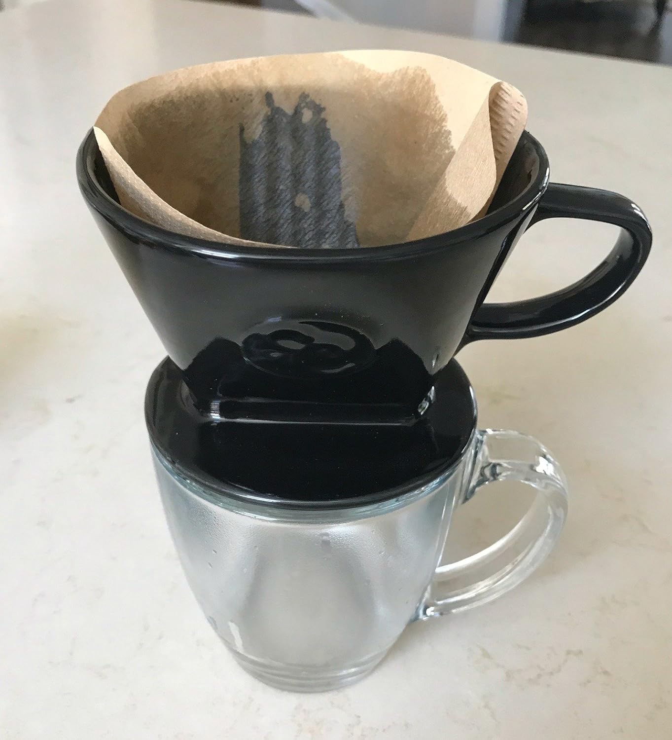 Simply Charmed Coffee Pour Over Single Cup Ceramic Brewer Coffee Maker –  Sip & Slice