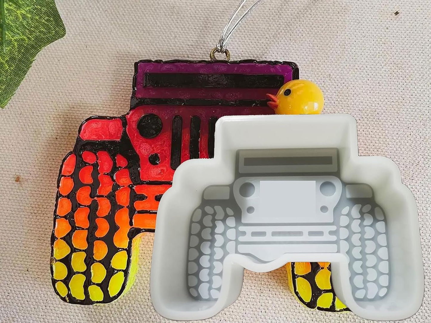 Truck Car Freshie Molds, Fuehbur Silicone Epoxy Resin Air Freshie Mould for Aroma Beads,Soap Mold,Candle Molds,Pendant Mold