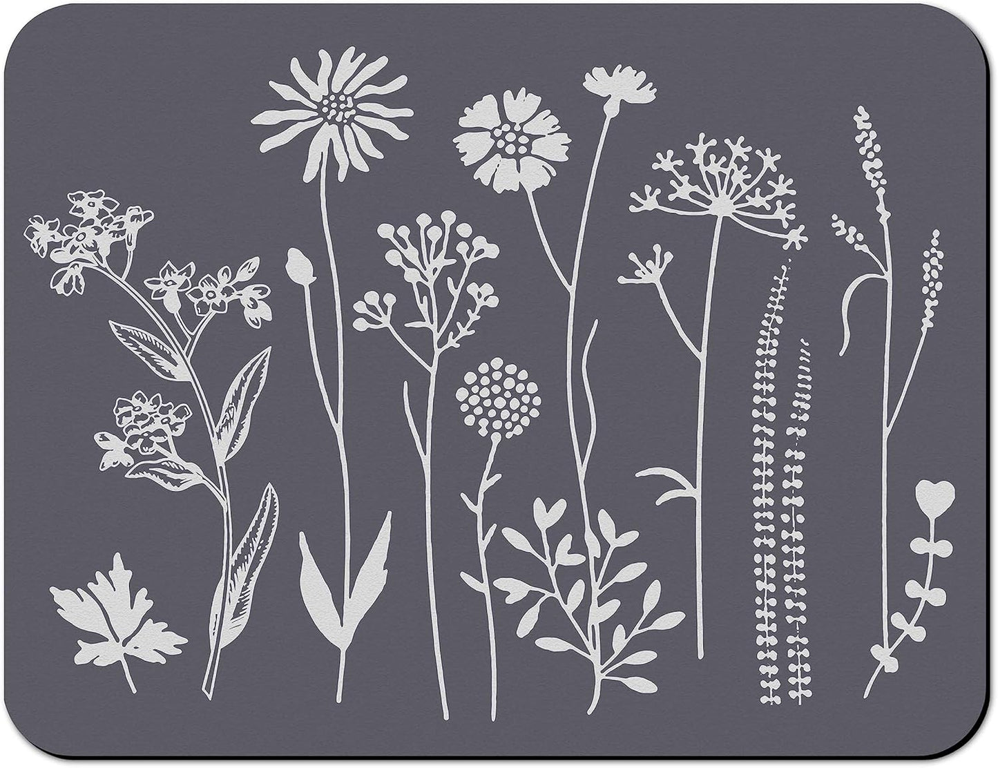 Rubber Dish Drying Mat for Kitchen Counter Large Grey Washable Quick Home Coffee Pad Fit Under Sink,Bar,Utensils or Stemware (24x18in)