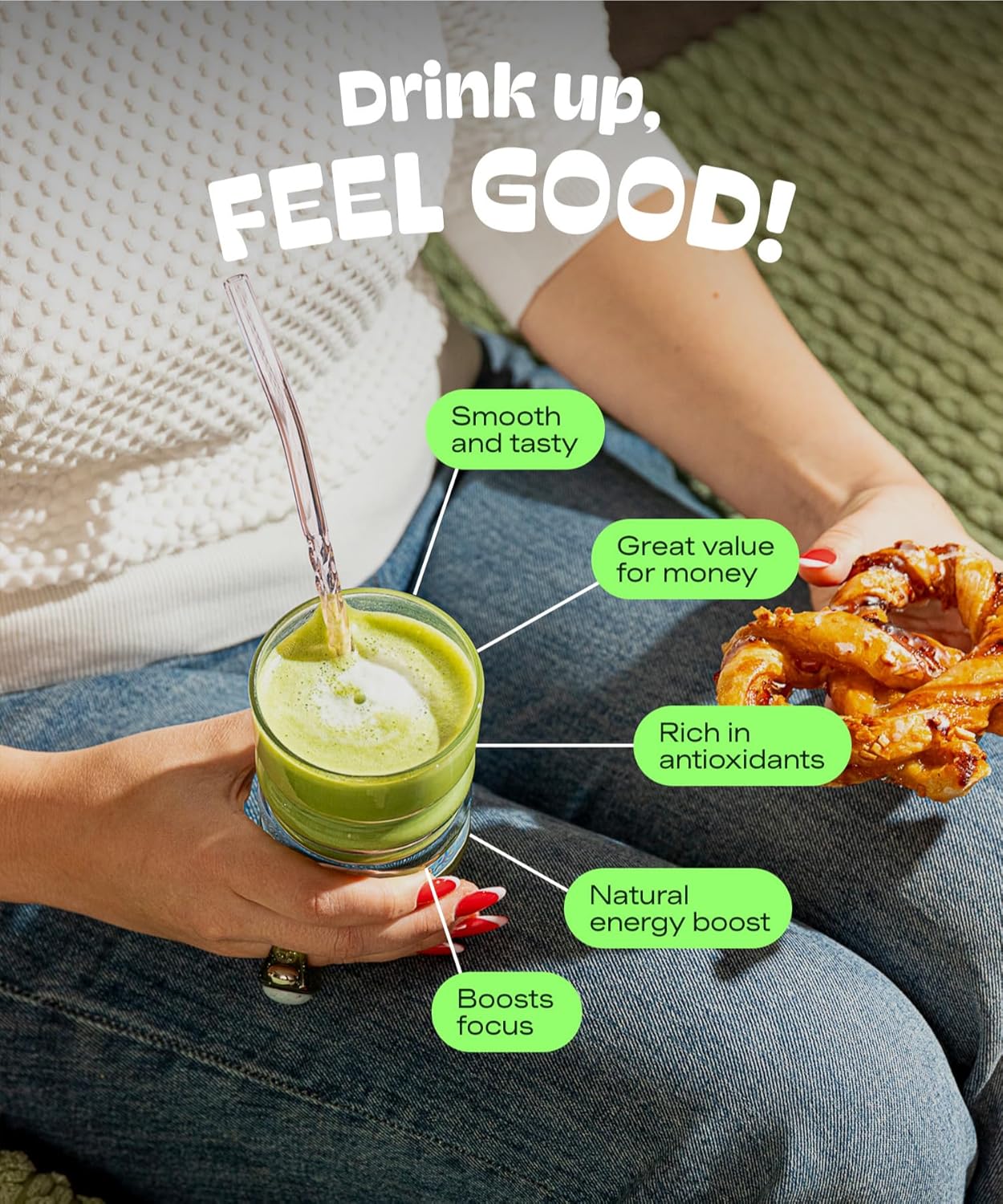 MATCHA DNA Certified Organic Matcha Green Tea Powder (16 oz BAG)