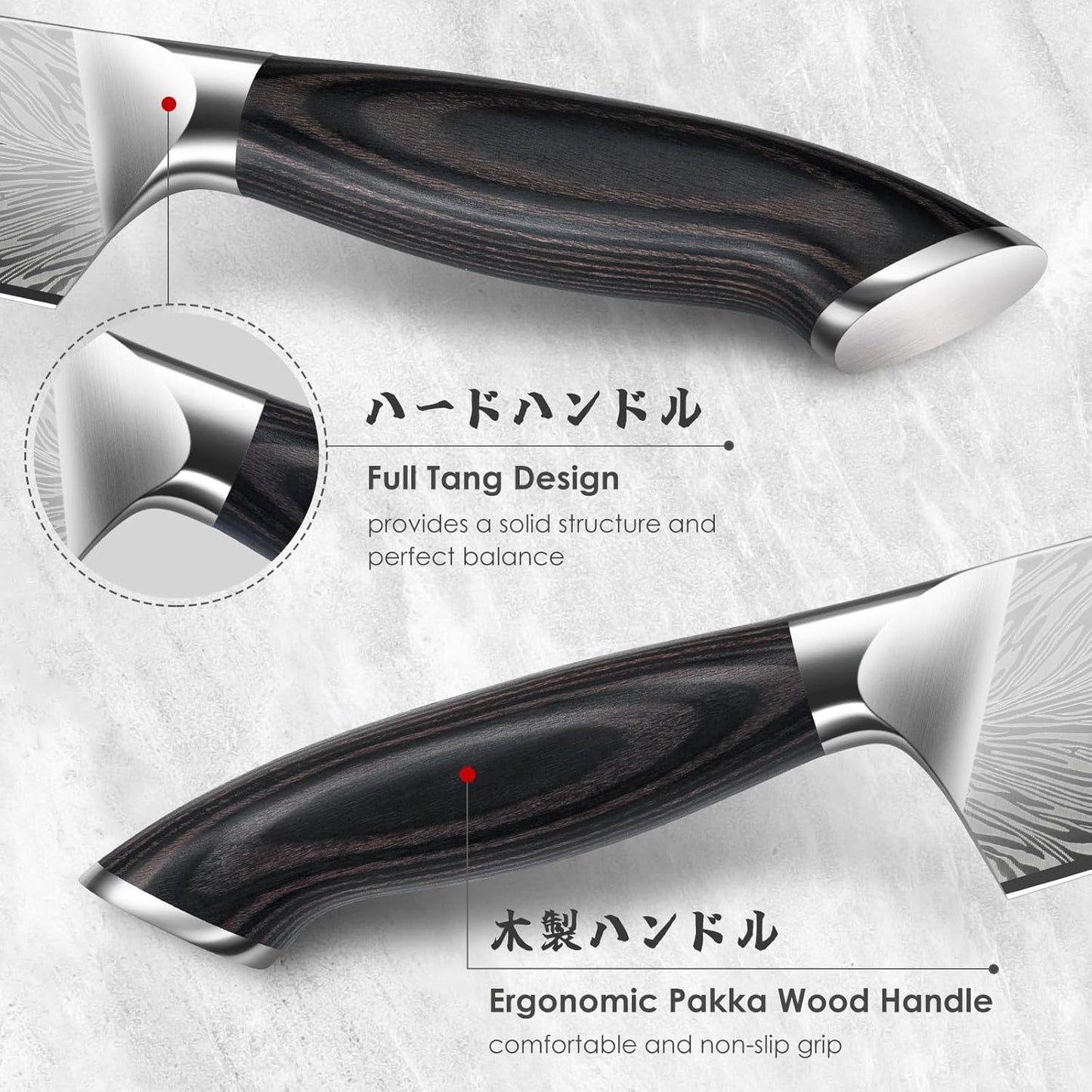 SHAN ZU Nakiri Knife in Powder Steel, Ultra Sharp 7 Inch Vegetable Kitchen Knife, High Carbon Japanese Chopping Knives, Multipurpose Chef Knives for Meat with Ergonomic Pakkawood Handle