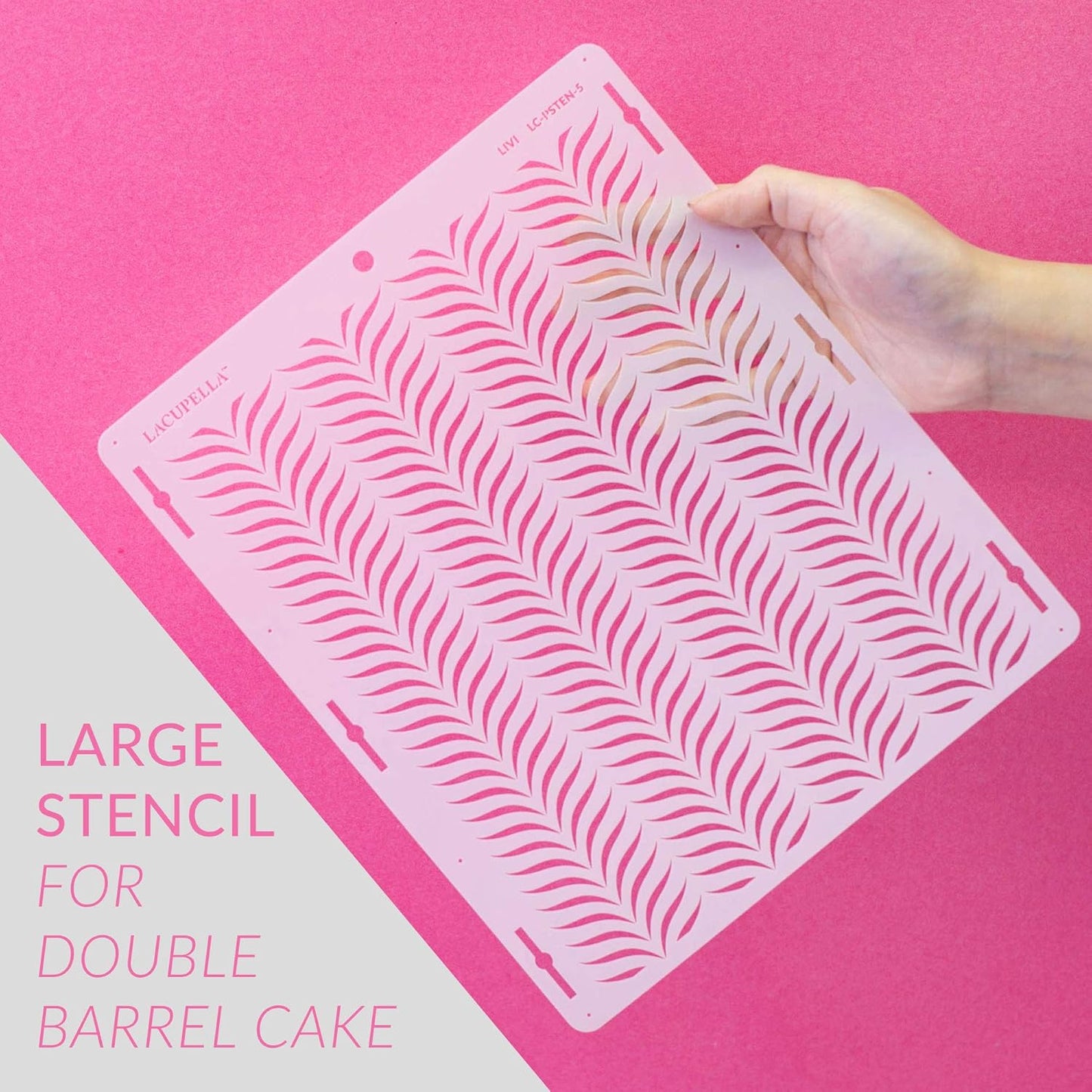Cake Stencil for Buttercream Cake, Royal Icing, Ganache, Painting, Art and Crafts (SAHI)