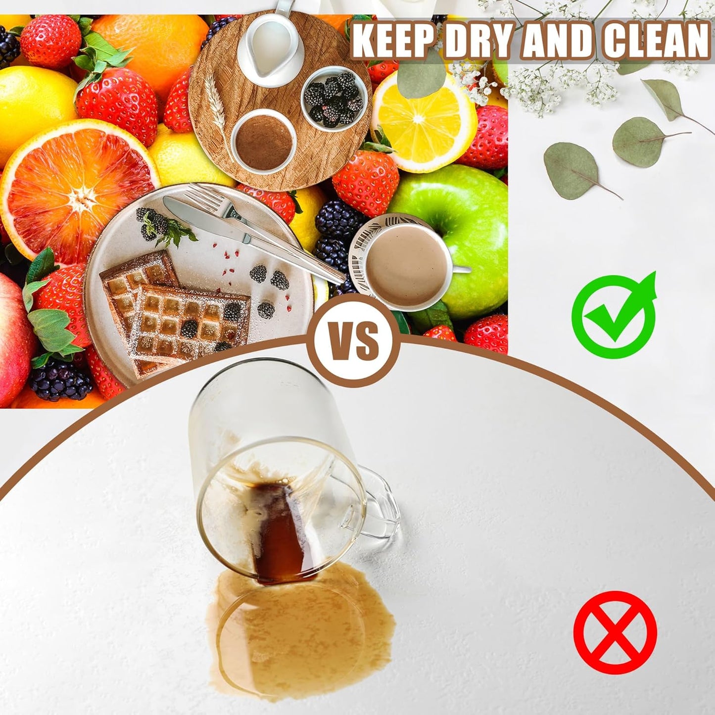 Fresh Fruits Dish Drying Mat for Kitchen Counter Coffee Bar Mat Hide Stain Absorbent Non-Slip Rubber Backed Drying Rack Pad Espresso Machine Coffee Bar Accessories 11.8 x 19.7 Inch